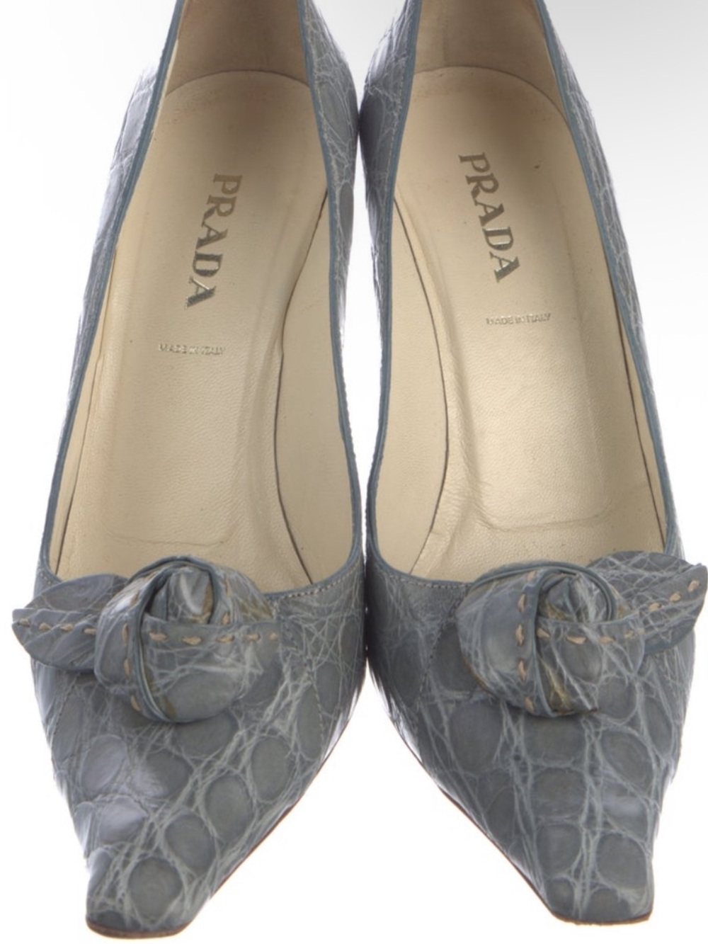 Prada alligator pumps IT40